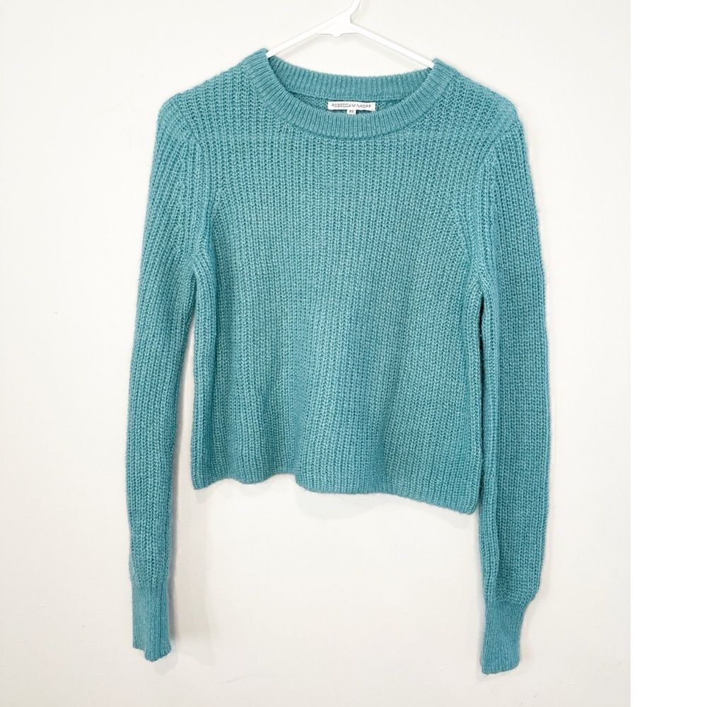 Rebecca Minkoff vinca pullover sweater hydro blue